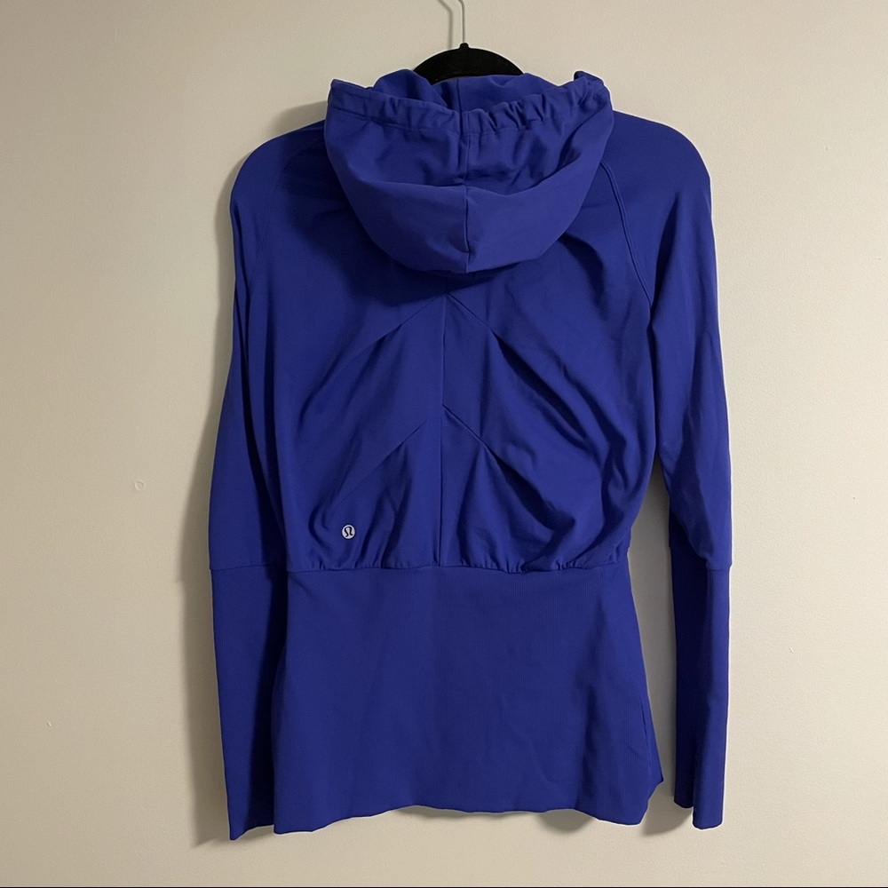RARE Lululemon Blue Hooded Jacket - Picture 7 of 7